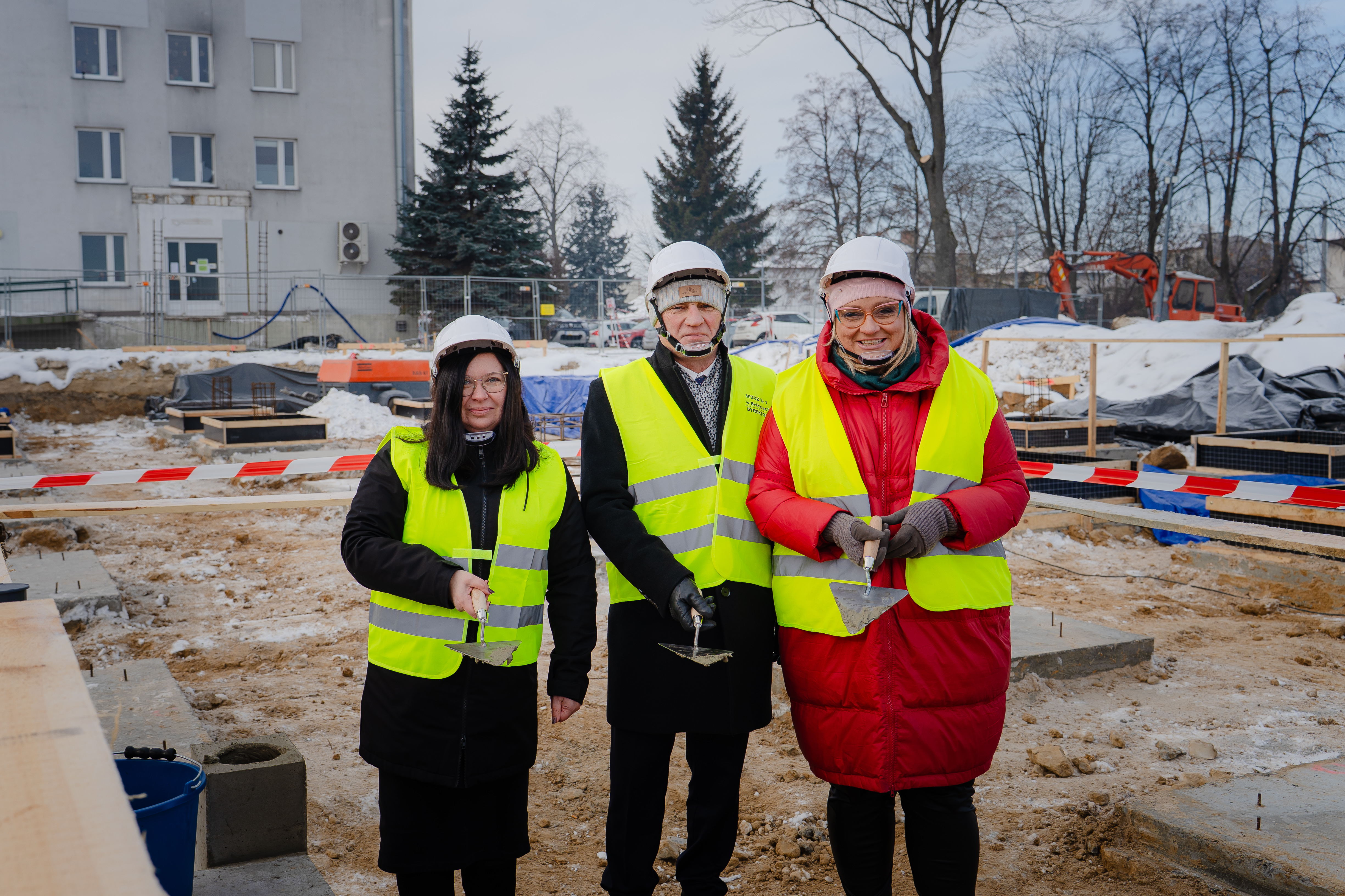 Wkopanie kamienia węgielnego pod rozbudowę Zakładu Pielęgnacyjno-Opiekuńczego
